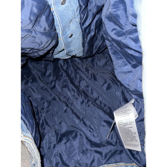 NWT Levis Womens Original Ex-Boyfriend Sherpa Denim Jean Trucker Jacket - Picture 14 of 16